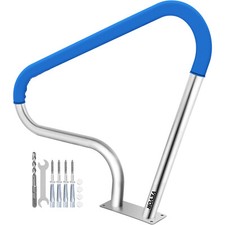 VEVOR Mains Courantes Piscine Creusée Barre d'Appui Rail Acier Inox 98,9x81,3cm