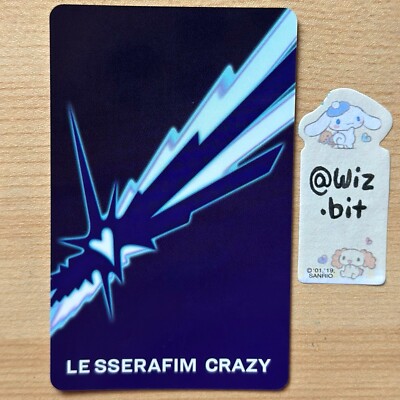 Le Sserafim Sakura Crazy Weverse Japan Pob Pre Order Benefit Holo