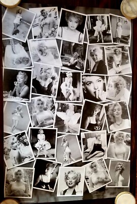 Marilyn Monroe Collage mint condition poster measuring 36 x 24 inches.