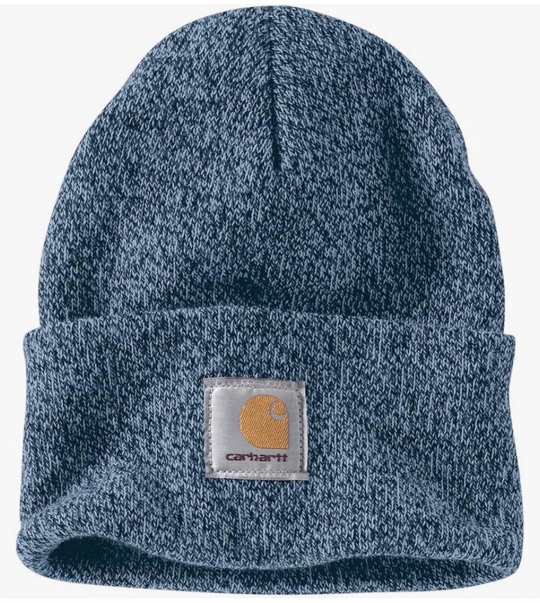 Carhartt Men's Knit Cuffed Color Night Blue/Alpine Blue Marl