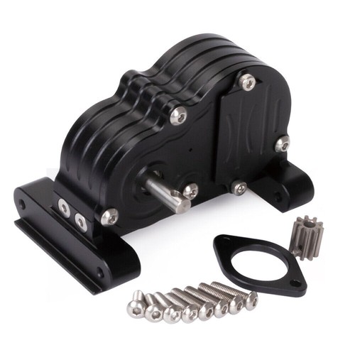 1/10 RC Crawler Truck Upgrade LCG Chassis Rails Aluminum Transmission Gearbox 9T - Picture 3 of 15