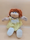 Vintage 1985 Cabbage Patch Kids Doll With Red Hair And Diaper