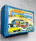 1978 Vintage Matchbox Carry Case Original Blue Trays With 24 Models Diecast Lot