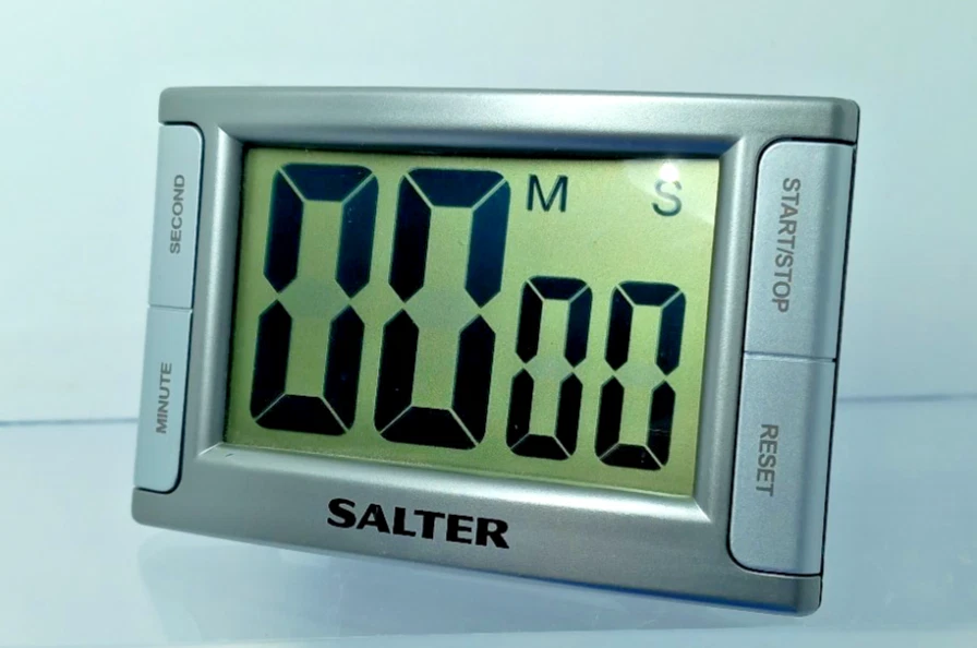 Temporizador de cocina digital Salter pantalla grande fácil de usar cuenta arriba/abajo cronómetro Foto 2 de 4