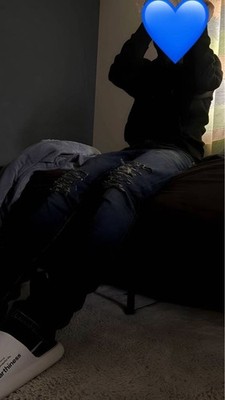 Rare Amiri Ksubi Slim Fit Jeans Purple Damage Dark Blue For 14Y+ Japan