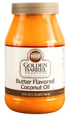 Golden Barrel Butter Flavored Coconut Oil (32 oz.) 