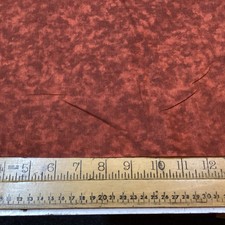 Patchwork Promozioni Tessuto-Marrone screziato/bordeaux-3,8 metri 100% Cotone