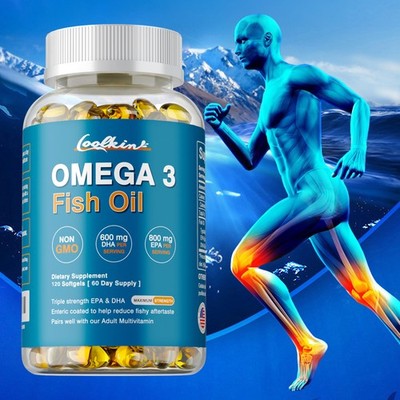 Omega 3 Fish Oil 2000mg - 3x Strength, Highest Potency - EPA & DHA,Joint Support