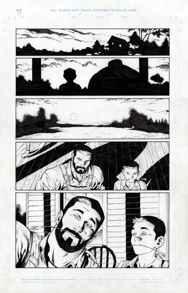 Wolverine Revenge #5 Page 1 Greg Capullo Original Art Tim Townsend MARVEL Comic Art
