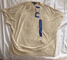 NEW w/tags - Women  s - Banana Republic Blouse - Sz S - Short Sleeve - Ivory