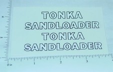 Pair Tonka Sandloader Construction Vehicle Stickers TK-110