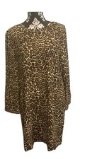 J.Crew animal print dress SZ14 NWT