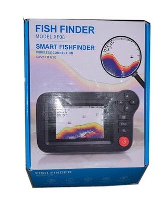 3.5'' Wireless Sonar Fish Finder Underwater Depth Sounder With Fish Detector-NEW