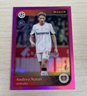 Andrea Natali 2024-25 Topps Merlin UCC Pink Refractor 177/199 RC #105