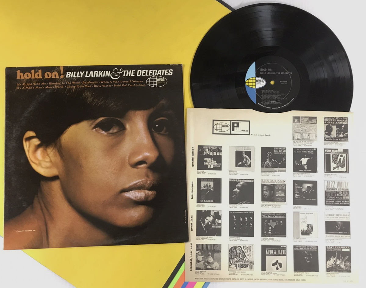 BILLY LARKIN & The DELEGATES Hold On! (1966) MONO LP +Inner *EX