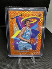 2025 Topps Finest Basketball Tidjane Salaun RC Orange Refractor /150 Hornets
