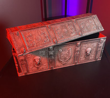 Nosferatu Sarcophagus Tin Popcorn Bucket 2024. Highly Detailed Inside & Out.