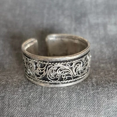 Superschöner Ring ~ filigran ~ Tibet Nepal (218)