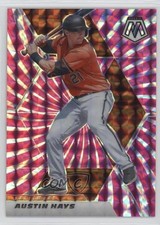 2021 Panini Mosaic FOTL FOTL Pink Swirl Mosaic Prizm 3/10 Austin Hays #71 s1i