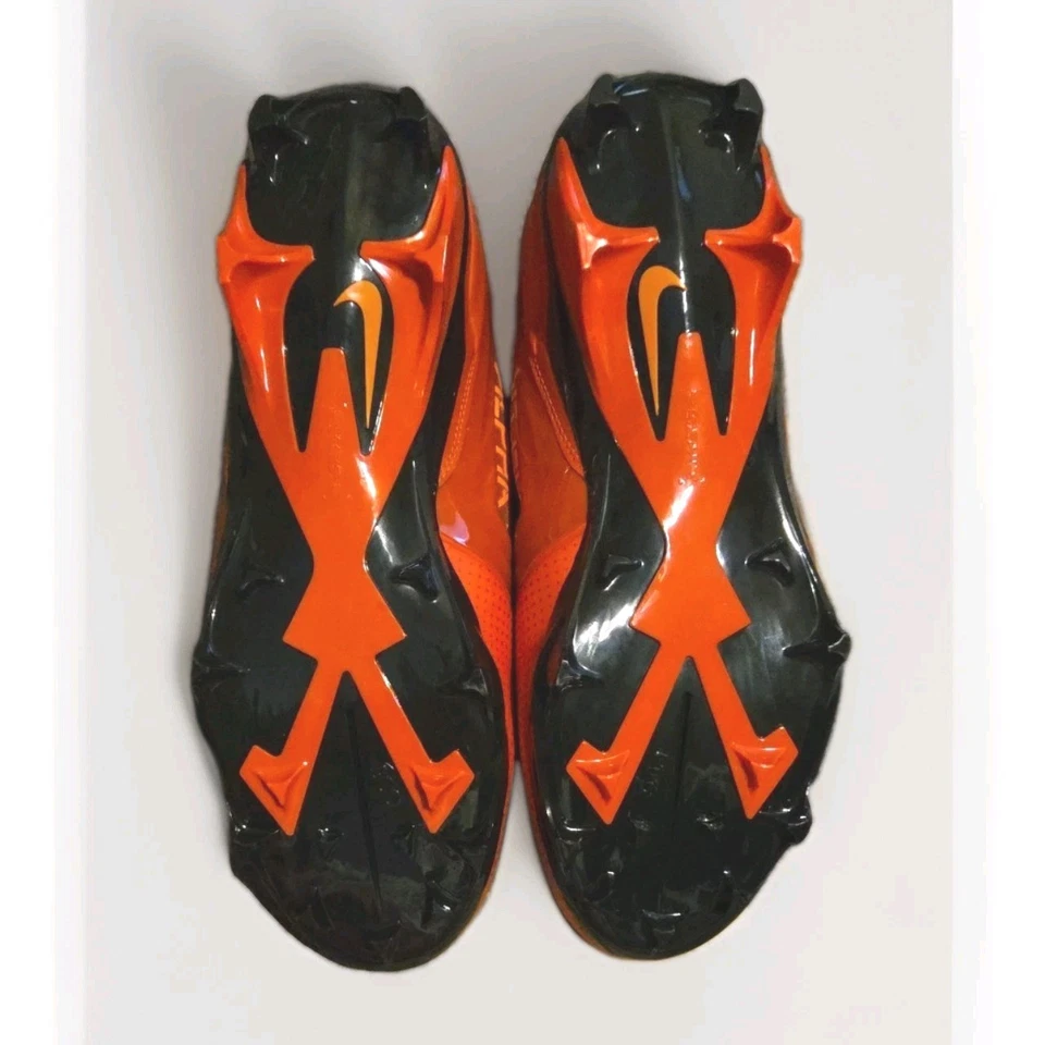 Nike Alpha Menace 4Pro Se Football Cleat Men 11.5 NWOB ORANGE RED BLACK  SKU 273 - Image 3 of 4