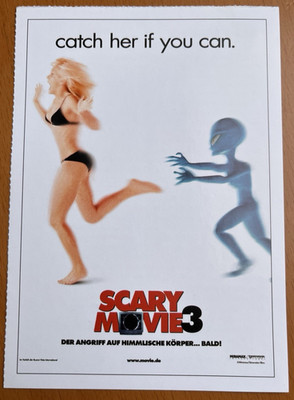 Scary Movie 3 - Filmkarte Filmplakatkarte Cinema - Anna Faris Leslie Nielsen