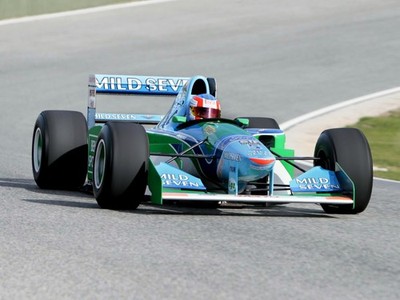Cars 1994 benetton b194 formula one f 1 race racing Art Print Poster 11x17