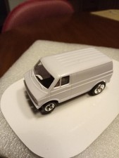 Auto World NEW 4 Gear "93"Dodge Sportsman Van Unpainted. CROME WHEELS.