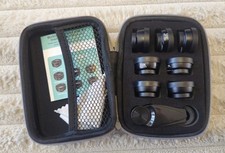 Smartphone Lens Kit   Fish-Eye, Wide Angle, Macro, Telephoto