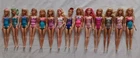 Lot of 14 Vintage to Modern Mattel Barbie Dolls  Leotards Swimsuits 1999-2021