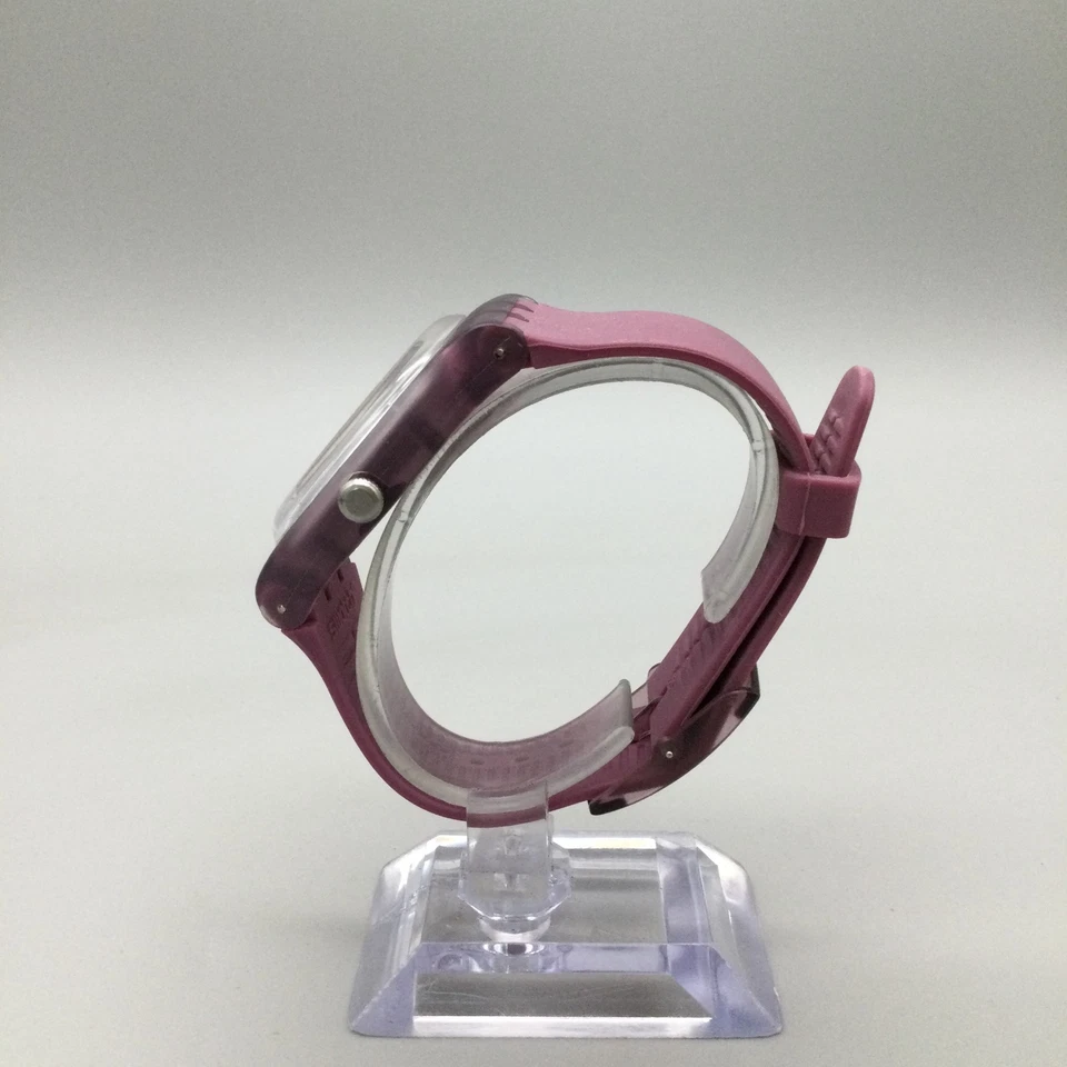 Reloj Swatch Prune Rebel Mujer 41mm Día Fecha Púrpura Hecho en Suiza Batería Nueva Foto 3 de 4