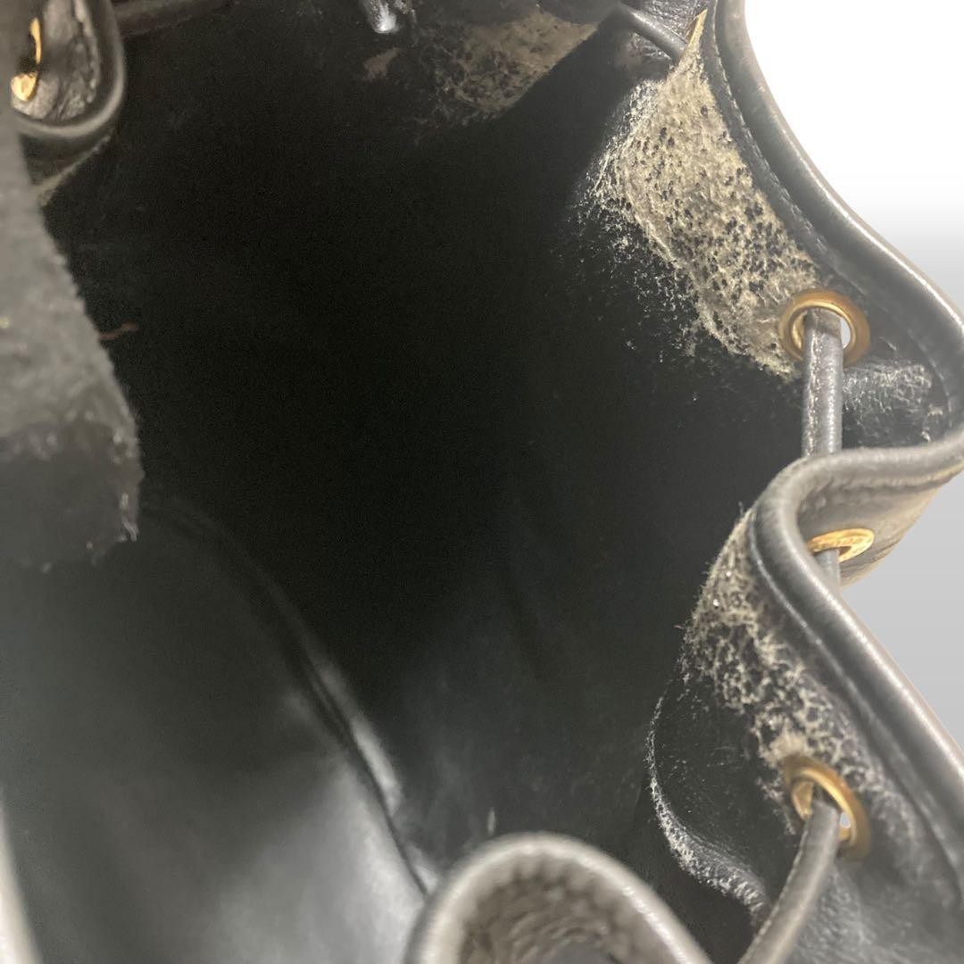 GUCCI GG Pattern PVC Leather Drawstring Crossbody… - image 14