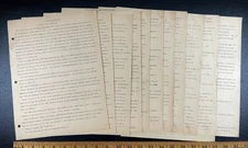 Colonel John McClellan Gettysburg PA 1800s Typed Personal & Family History