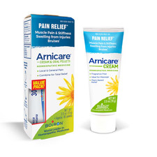 Boiron Arnicare Cream and Arnica 30C Value Pack Pain Relief-Muscle Pain  Stiffn