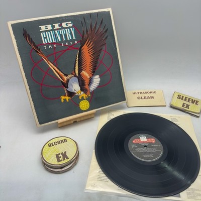 Big Country - The Seer EX/EX 1986 Indianapolis Press Ultrasonic Clean  Vinyl