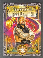 Solo Sikoa 2026 Topps WWE WrestleMania 42 Exclusive WWE World Las Vegas 🎰🎲🃏