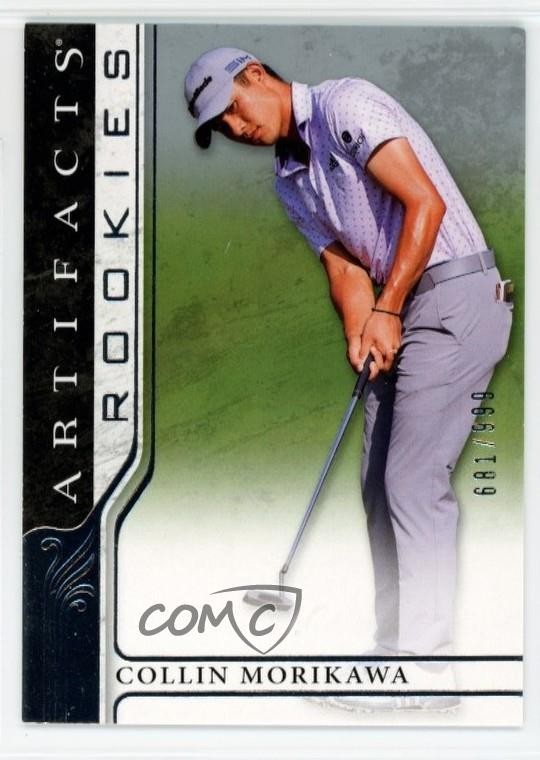 2021 Upper Deck Artifacts Rookies 681/999 Collin Morikawa #53 Rookie RC 4g8