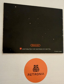 Hogan&rsquo;s Alley Nintendo Nes Game Instruction Manual Mattel GBR Version