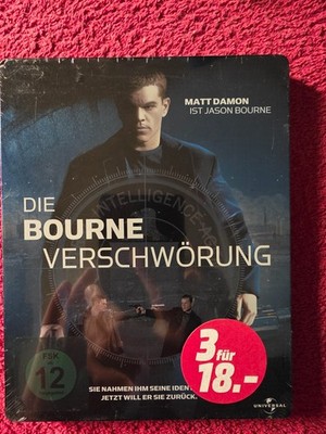Die Bourne Verschwörung  (Steelbook)  Blu-ray  (P1)  Neu