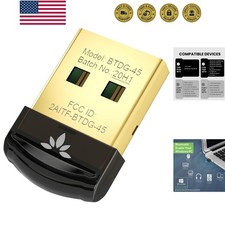 DG45 USB Bluetooth Adapter Dongle for PC, Computer, Desktop  Laptop, Compati...