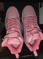 Girls Pink And 1 Basketball Sneakers High Top Size 5