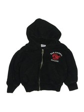 DK Kids Boys Black Zip Up Hoodie 2T