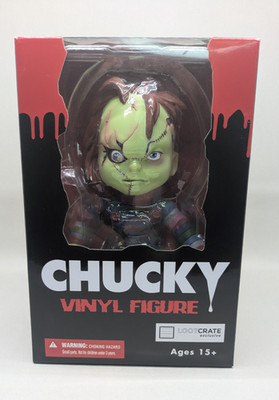 Chucky Vinyl Figure - Glows in the Dark - Loot Crate Exclusive - Mezco 6'' NEW
