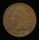 1886 Indian Head Cent 1C VG Raw Copper Penny (#SLC00463) — photo 1