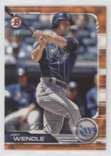 2019 Bowman Orange 13/25 Joey Wendle #3 06st
