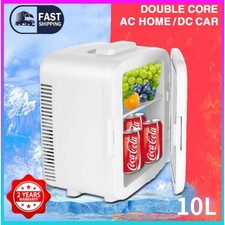 10L Portable Mini Fridge Table Top Electric Small Cooler Bedroom Ice Box Office