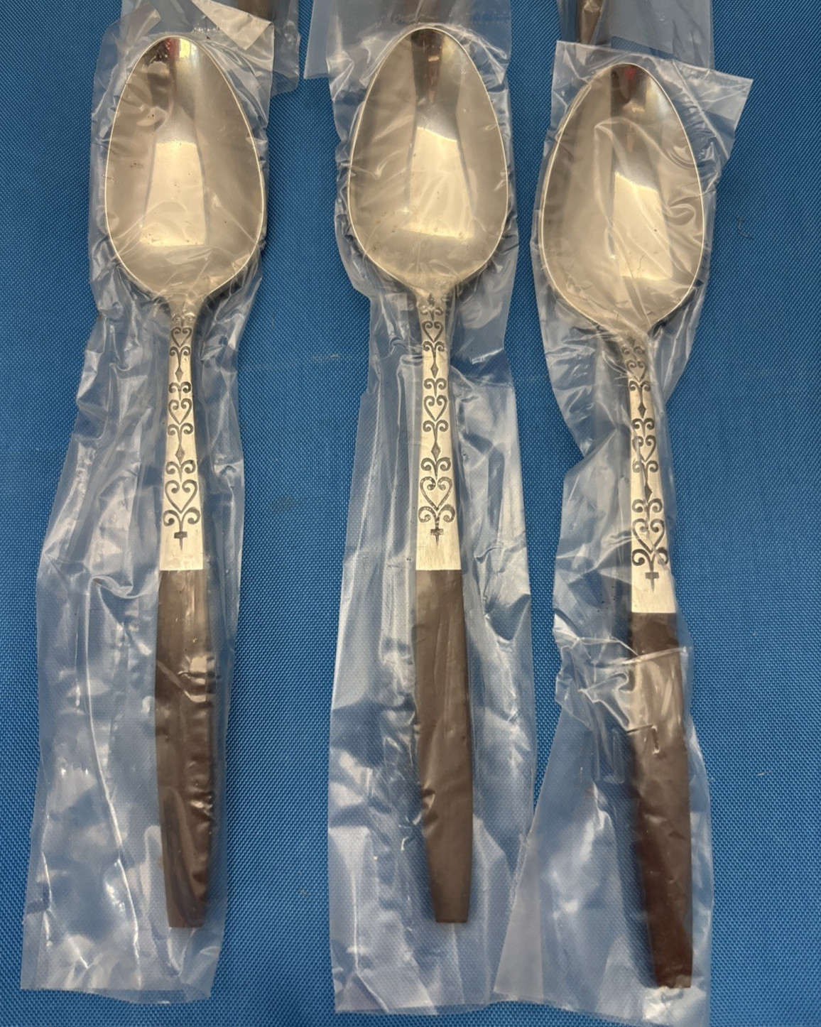 43 Pieces MCM Interpur Stainless Steel Wood Handle Japan Flatware