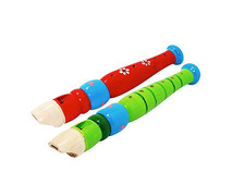 Small Wooden Recorders for Toddlers, Colorful Piccolo Flute for Kids,Learning