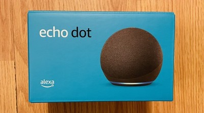 Amazon Echo Dot (4th Gen.) Smart Speaker - Black, Sealed Unopened Box