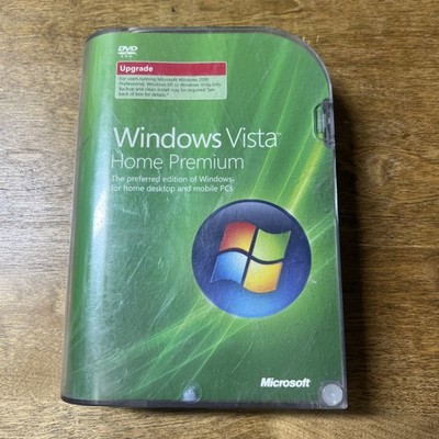 Microsoft Windows Vista Home Premium Upgrade 32-Bit DVD w/ Product Key COA