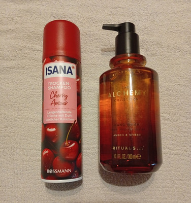 Rituals Alchemy Hand Seife plus Isana Trocken Shampoo (Cherry Amour)